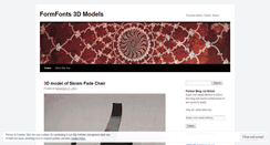 Desktop Screenshot of formfonts3dmodels.com